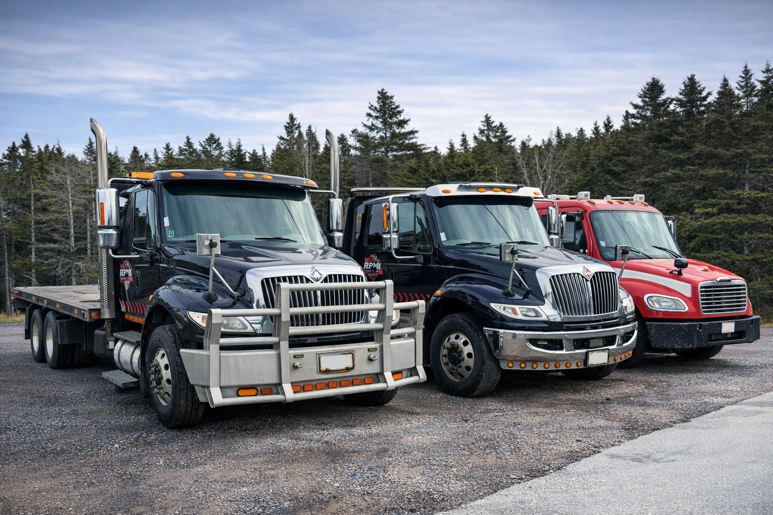 RPM Automotive full towing truck fleet